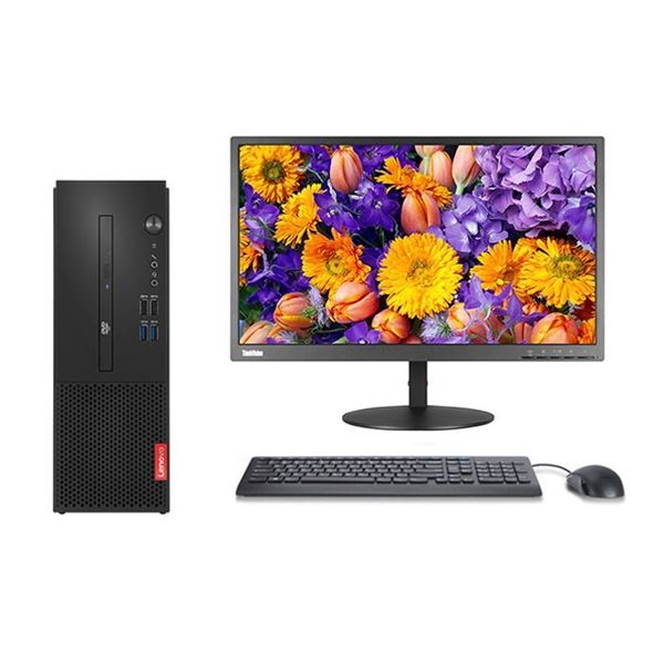 图片 联想（lenovo） 启天M420-D058(C) Intel 酷睿九代 i5 i5-9500 8GB 1000GB 128GB 中兴新支点V3 23.8寸 三年有限上门保修