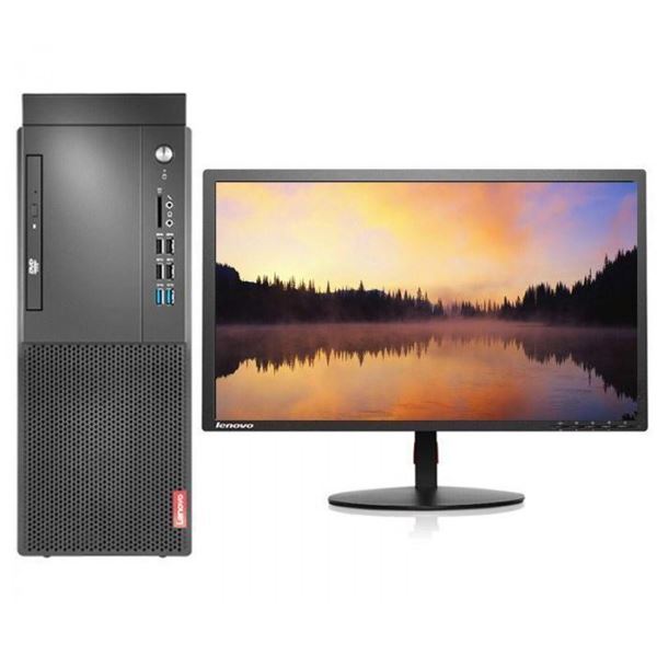 图片 联想/Lenovo 启天M42Y-D004 i5-9500/8G/1TB/集显/DVDRW/Windows 10 Home 64bit/21.5三年保修